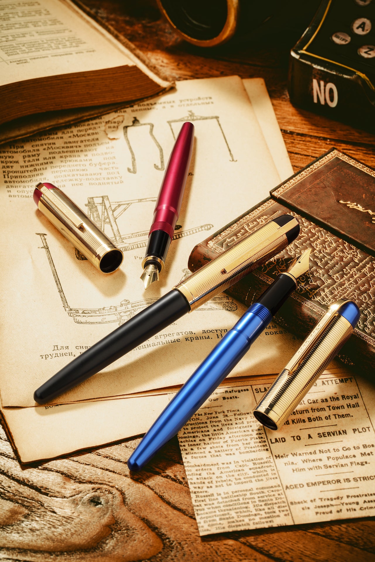 Wahl-Eversharp Skyline Aviator Black Trim Ballpoint