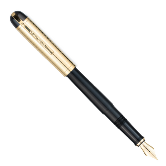 Wahl-Eversharp Skyline Black Gold Trim Fountain Pen