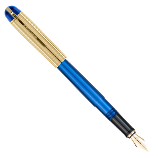 Wahl-Eversharp Skyline Blue Gold Trim Fountain Pen