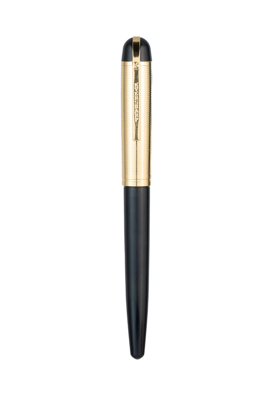 Wahl-Eversharp Skyline Black Gold Trim Fountain Pen