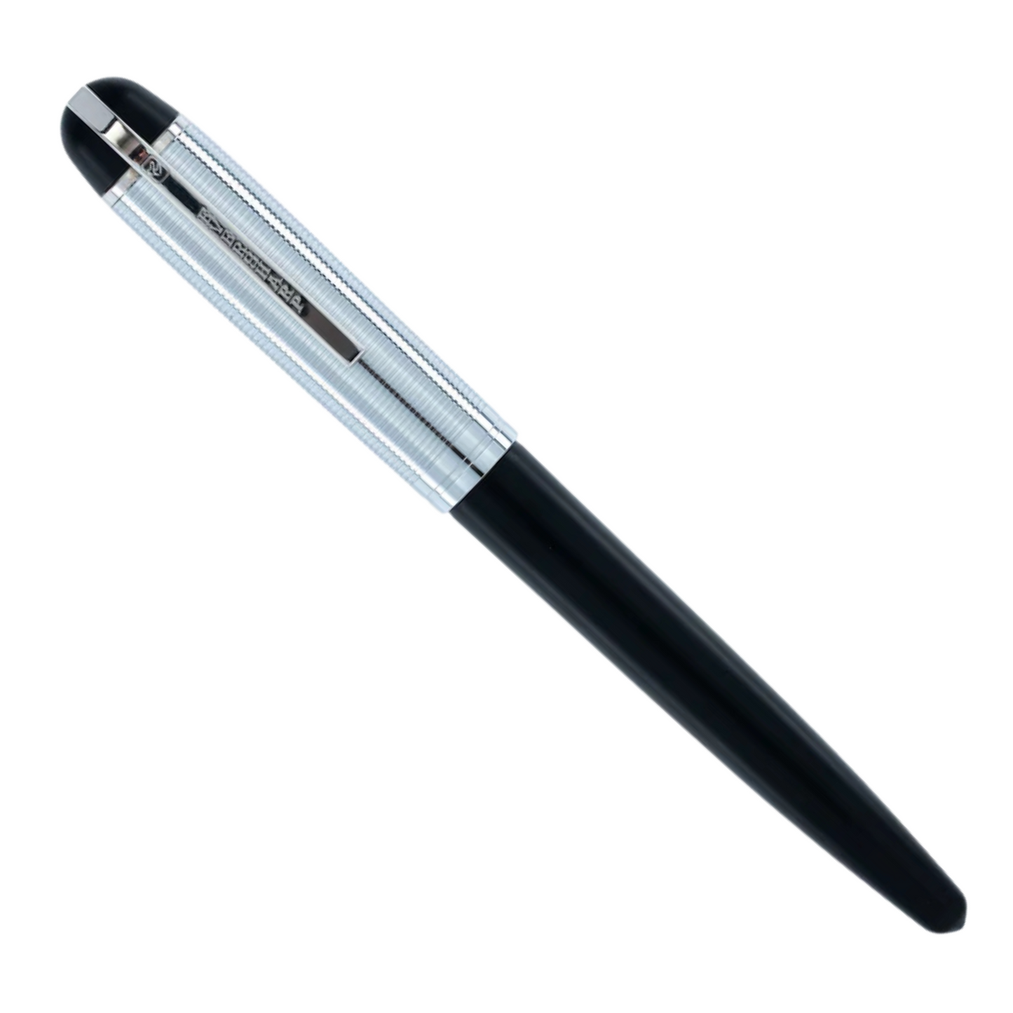 Wahl-Eversharp Skyline Black Gold Cap - Ball Pen